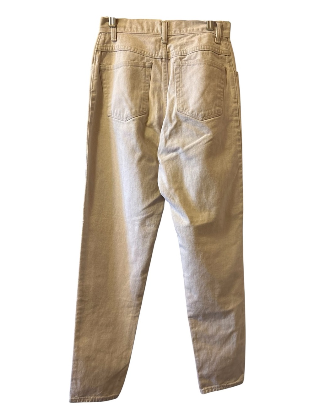 Wrangler For Women High-Waist Cream Straight-Leg Jeans - Picture 3 of 4
